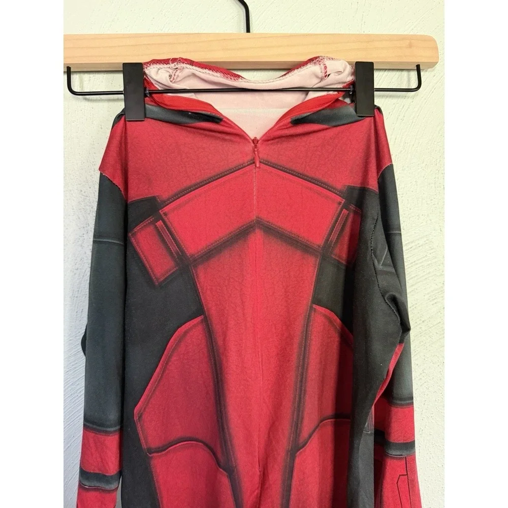 Cosplay Deadpool Halloween superhero cosplay jumpsuit adult large superhero hood